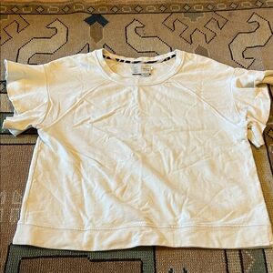Cream Short Sleeve Top size Small